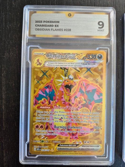 Pokémon - 2 Graded card - Charizard Foil, Full art, Secret, Hobby & Loisirs créatifs, Jeux de cartes à collectionner | Pokémon