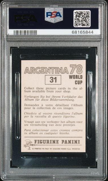 Panini 1978 Panini World Cup Argentina 78 #31 Franz, Collections, Autocollants