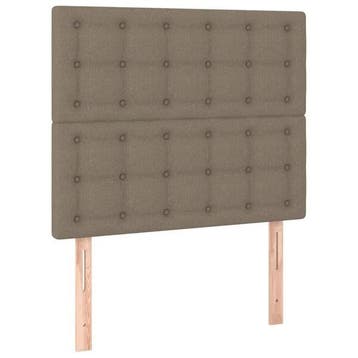 Hoofdbord taupe 90cm | Tweede kansje | OP = OP, Verstelbaar, 90 cm, Verzenden, Klassiek