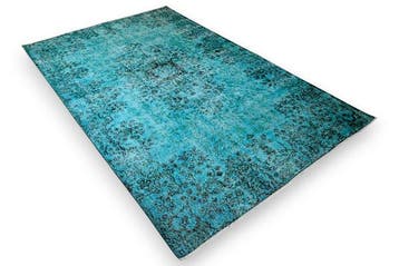 Turkoois vintage - Vloerkleed - 270 cm - 170 cm -