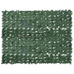 vidaXL Balkonscherm met donkergroene bladeren 200x150 cm, Tuin en Terras, Verzenden, Nieuw