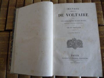 Voltaire - Œuvres Complètes - 75 volumes - Baudouin - 1828