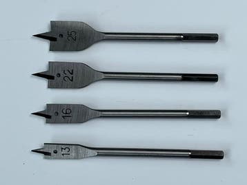 Veiling - Vlinderborenset 4-Delig 13, 16, 22 en 25 mm, Nieuw