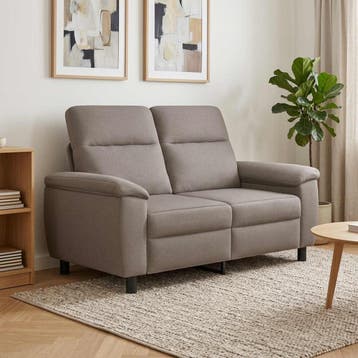 vidaXL bank / zetel Taupe 158 x 90 x 95 cm Stof, Verzenden, Nieuw