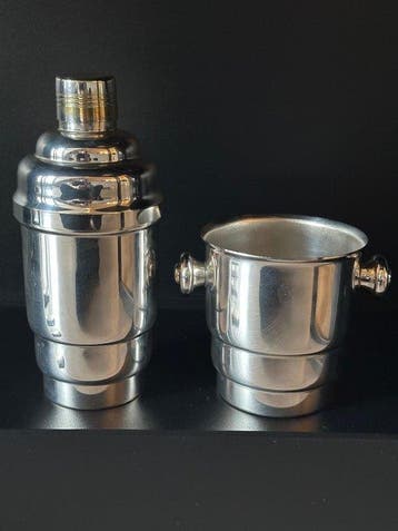 Shaker à cocktail (2) - Metal Argenté