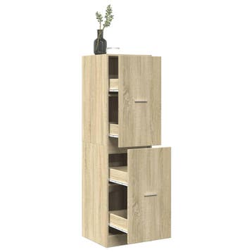 vidaXL Apothekerskast 40x41x144,5 cm bewerkt hout sonoma, Huis en Inrichting, Verzenden, Nieuw