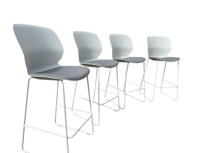 Haworth Comforto - Chaise (4) - Métal, Plastique, Antiquités & Art, Antiquités | Meubles | Chaises & Canapés