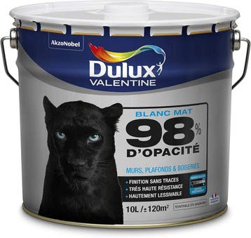 Dulux Mat Wit 10L | Tweede kansje | OP = OP voor deze prijs, Verzenden, Verf