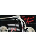 1937 BUICK EIGHT MODELLEN BROCHURE ENGELS, Nieuw