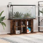 vidaXL Aquariumstandaard 120x40x60 cm bewerkt hout gerookt, Verzenden