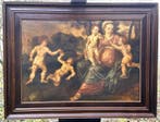 Nederlandse school (XVI) - Madonna and Child with Infant