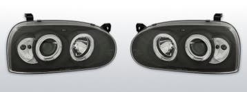 Koplampen geschikt voor Volkswagen Golf 3 92-97  Halo Rims z, Verzenden, Nieuw, Volkswagen