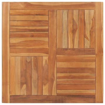 Teak tafelblad 90x90 | Tweede kansje | OP = OP, 50 tot 100 cm, Verzenden, Rustiek, 50 tot 100 cm