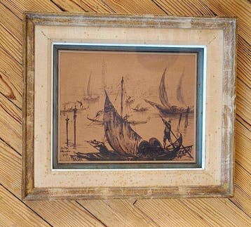Andre Maire (1898-1984) - Bateaux à Venise