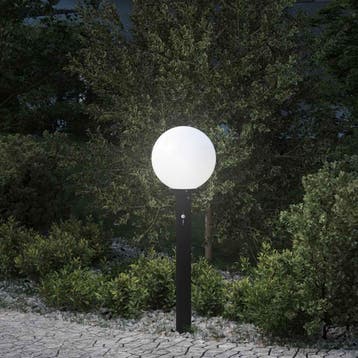 vidaXL Bolderverlichting met sensor 80 cm zwart IP44, Verzenden
