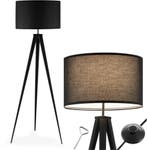 2dekans | tectake® Vloerlamp - Staande lamp 3-poot - 158 cm, Huis en Inrichting, Lampen | Vloerlampen, Ophalen of Verzenden, Nieuw
