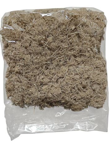 Curly Mos Witgebleekt 500 gram