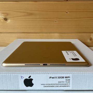 Apple iPad 5 32GB (9.7 inch) goud gold Wifi (4G) + garantie, Informatique & Logiciels, Apple iPad Tablettes, Ophalen of Verzenden