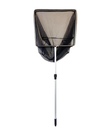 Schepnet vierkant 50cm met telescoopsteel van 136 tot 196cm, Ophalen of Verzenden, Nieuw