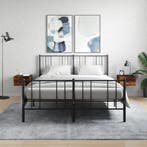 vidaXL Nachtkastjes 2 st wandgemonteerd 35x35x20 cm gerookt, Verzenden