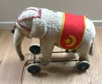 Steiff - Pluche speelgoed Steiff olifant op wieltjes -, Antiek en Kunst