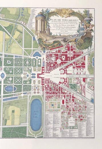 M. LAbbe DELAGRIVE - Plan de VERSAILLES. Du petit parc et