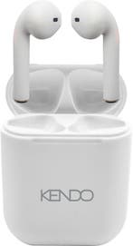Oortjes draadloos - Bluetooth - USB C - Wit - Kendo, Verzenden