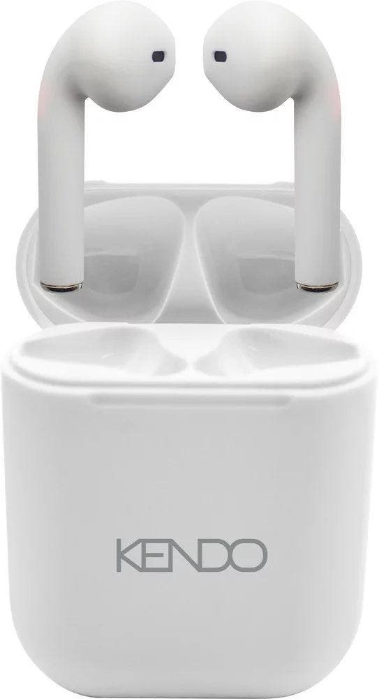 Oortjes draadloos - Bluetooth - USB C - Wit - Kendo, Telecommunicatie, Mobiele telefoons | Oordopjes, Nieuw, Verzenden