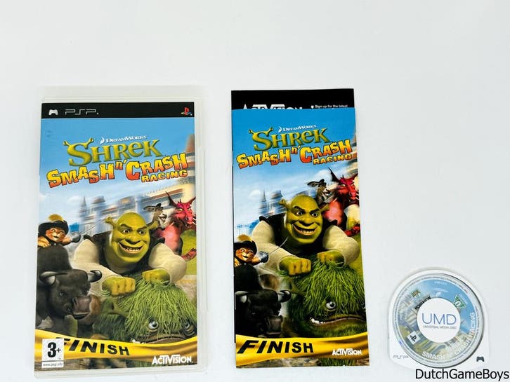 PSP - Shrek - Smash N Crash Racing, Games en Spelcomputers, Spelcomputers | Sony PSP, Gebruikt, Verzenden