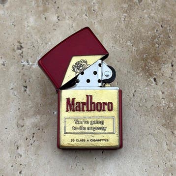 Zippo - Marlboro Black Humor – Red - Zonder minimumprijs -, Nieuw