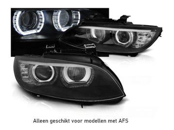 LED Angel Eyes Xenon koplampen AFS Black geschiktvoor BMW, Verzenden