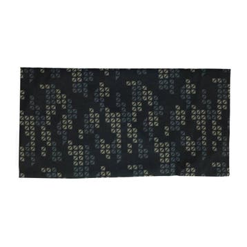 Haarband Multifunctioneel 45x25cm - Blok Patroon - Zwart, Nieuw