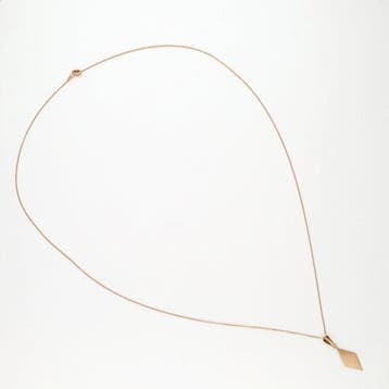 Collier avec pendentif - 14 carats Or rose