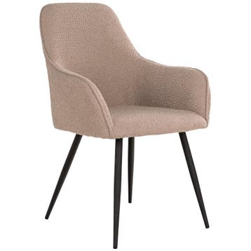 House Nordic Harbo Set Van 2 Eetkamerstoelen Beige -, Verzenden