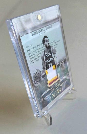 2024/25 Panini Noir Trae Young 1/5 Carte souvenir, Carte