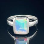 Argent - Bague - Opale naturelle