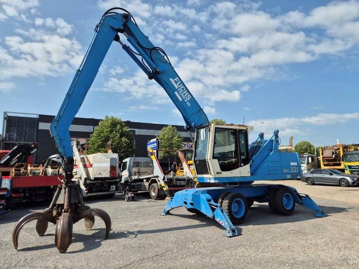Veiling: Graafmachine Fuchs-Terex Fuchs MHL 331 Diesel 99kW, Articles professionnels, Machines & Construction | Grues & Excavatrices