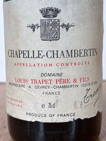 1976 Louis Trapet Père & Fils - Chapelle-Chambertin Grand, Nieuw