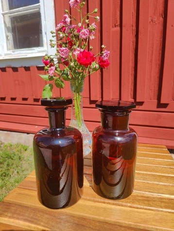 Cosmetische fles (2) - fles - Glas