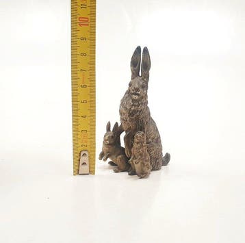 Franz Bergmann - sculptuur, Figurine bronze de Vienne -