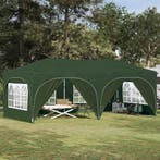 vidaXL Pop-up Feesttent 575 x 288 x 245 cm Groen Oxford Stof, Verzenden, Nieuw