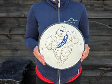Michelin - Cast Iron - Reclamebord - Gietijzer