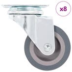 vidaXL 8 st Zwenkwielen 50 mm, Verzenden