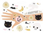 Halloween Tattoos Boo 12st, Verzenden, Nieuw