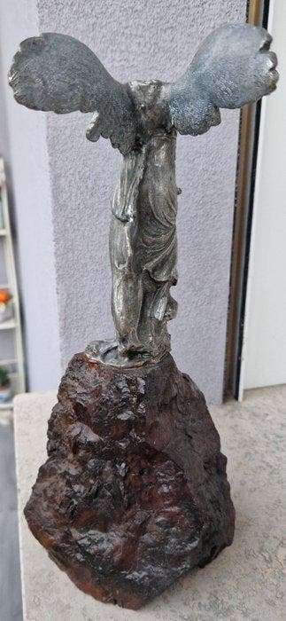 Beeld, Vittoria alata - 18 cm - Metaal