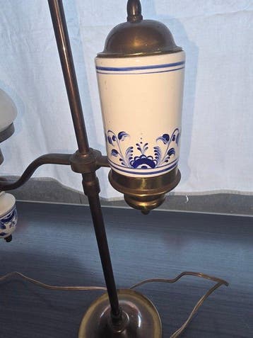 Lampe - Laiton, Porcelaine, Verre, Antiquités & Art
