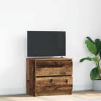 vidaXL Tv-meubel 60x35x54 cm bewerkt hout oud houtkleurig, Huis en Inrichting, Verzenden, Nieuw