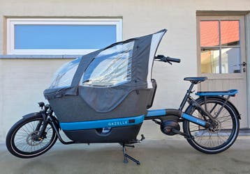 Gazelle Makki Load *545Wh* Envoilo Heavy Duty *1600km !! **, Ophalen, 3 kinderen, Zo goed als nieuw, Schijfrem