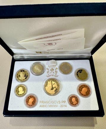 Vaticaan. Proof Set 2014 Papa Francesco (incl. 50 Euro
