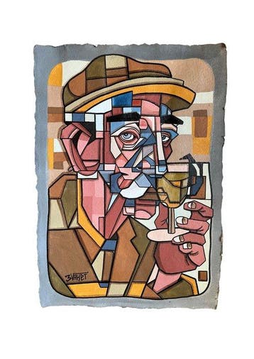 Aket Kubic (1989) - Mon vieux (50X70CM)